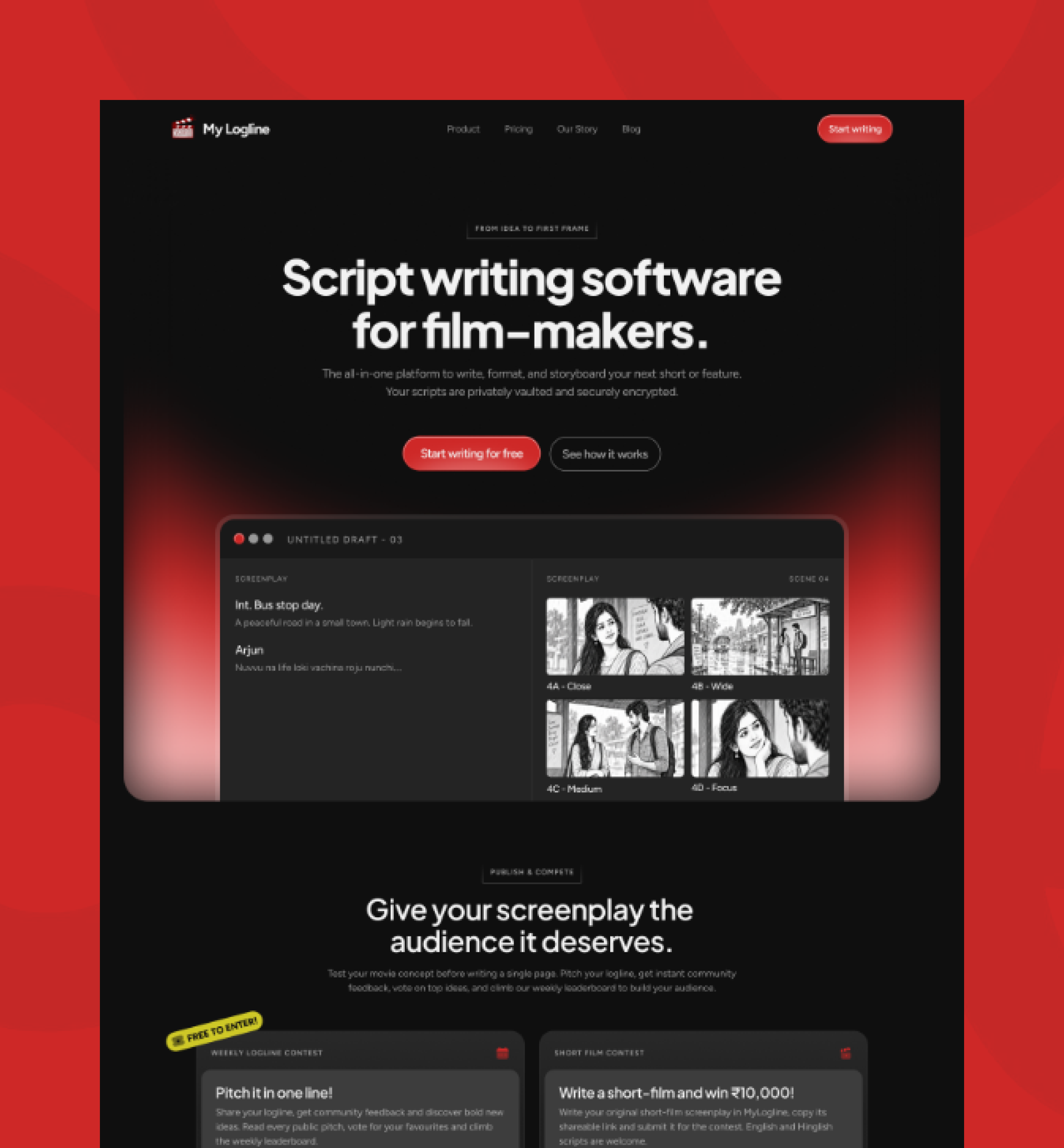 MyLogline platform preview